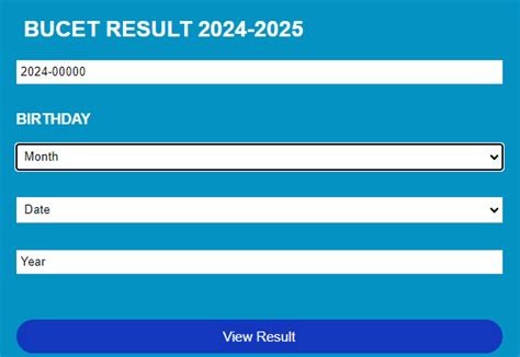 bucet result 2024|BU Admission Official Website .